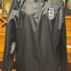 Nike Black Windbreaker with Logo